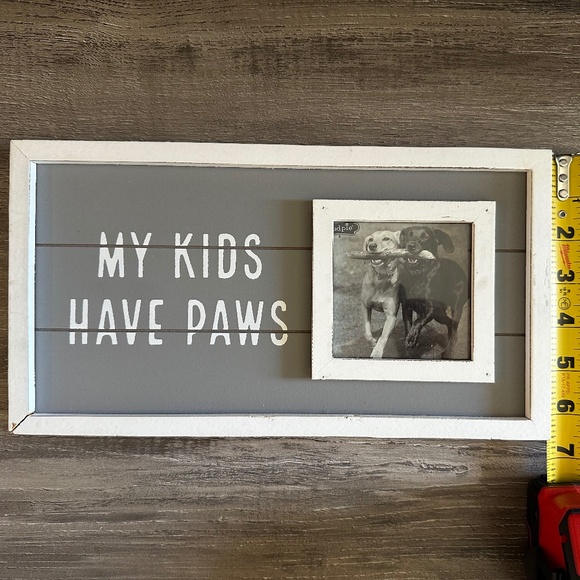 Mud Pie Other - My Kids Have Paws frame